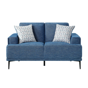 Stride Blue Loveseat - Ornate Home