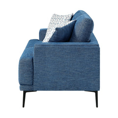 Stride Blue Loveseat - Ornate Home