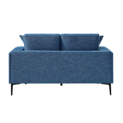 Stride Blue Loveseat - Ornate Home