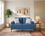 Stride Blue Loveseat - Ornate Home