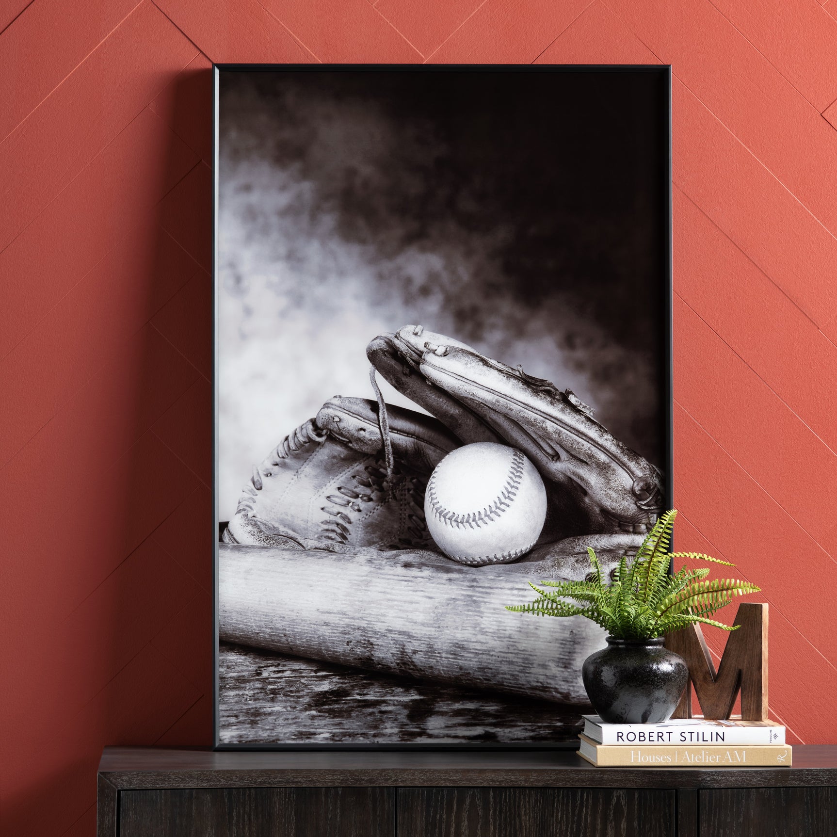 Strike Black Wall Art