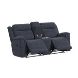 Striker Bristol Cobalt 2-Piece Living Room Set - Ornate Home