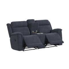 Striker Bristol Cobalt 3-Piece Living Room Set - Ornate Home