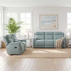 Striker Bristol Seafoam 2-Piece Living Room Set - Ornate Home