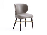 Strine Dining Chair in Dark Taupe - Ornate Home