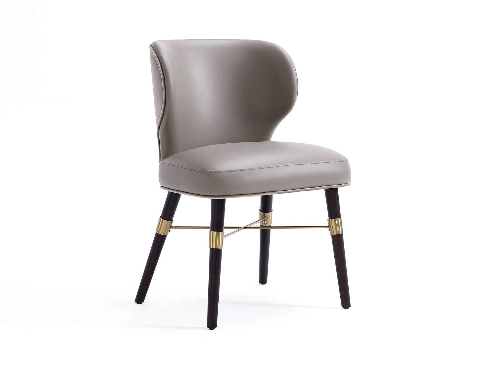 Strine Dining Chair in Dark Taupe - Ornate Home
