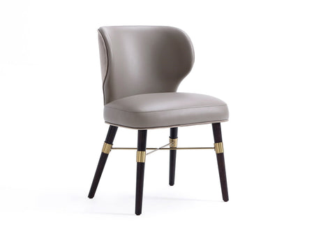 Strine Dining Chair in Dark Taupe - Ornate Home