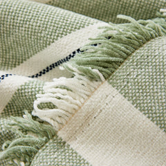 Striped Chenille Sofa Slipcover Throw, Soft Thick Washable Couch Cover Blanket - Ornate Home