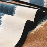 Striped Colorblock Non-Slip Sectional Couch Covers, Chenille Sofa Protector Cover - Ornate Home