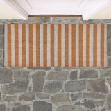 Striped Ivory/Natural 24x57 Doormat - Ornate Home