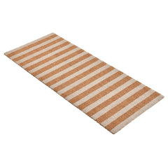 Striped Ivory/Natural 24x57 Doormat - Ornate Home