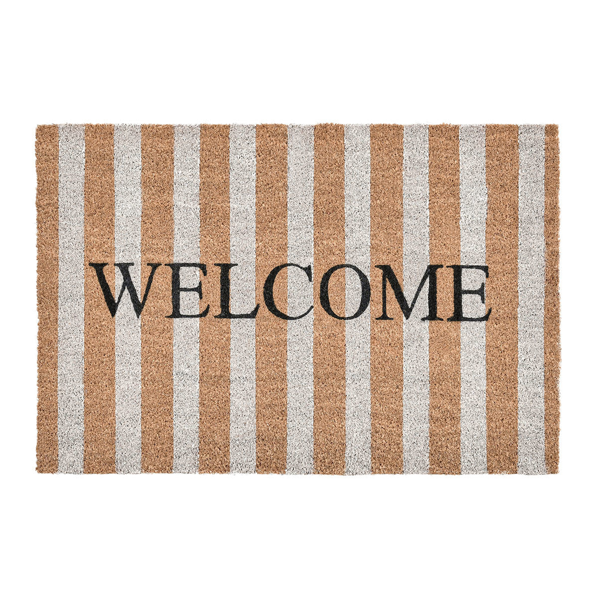 Striped Natural 24x36 Doormat - Ornate Home