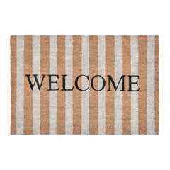 Striped Natural 24x36 Doormat - Ornate Home