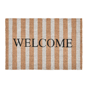 Striped Natural 24x36 Doormat - Ornate Home