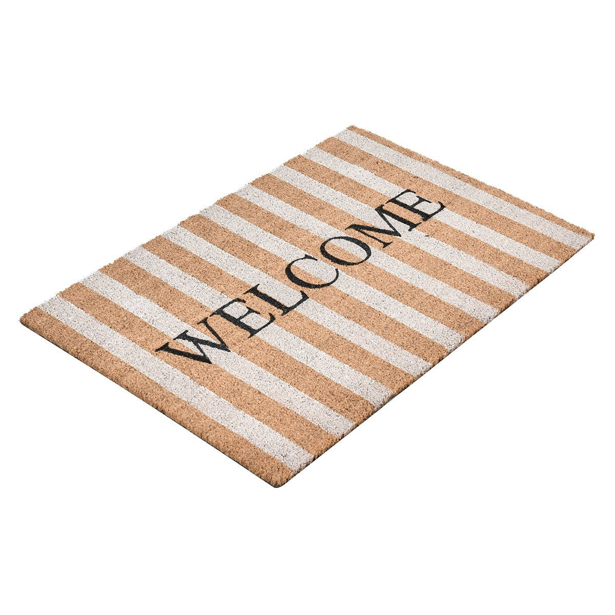 Striped Natural 24x36 Doormat - Ornate Home