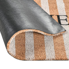 Striped Natural 24x36 Doormat - Ornate Home