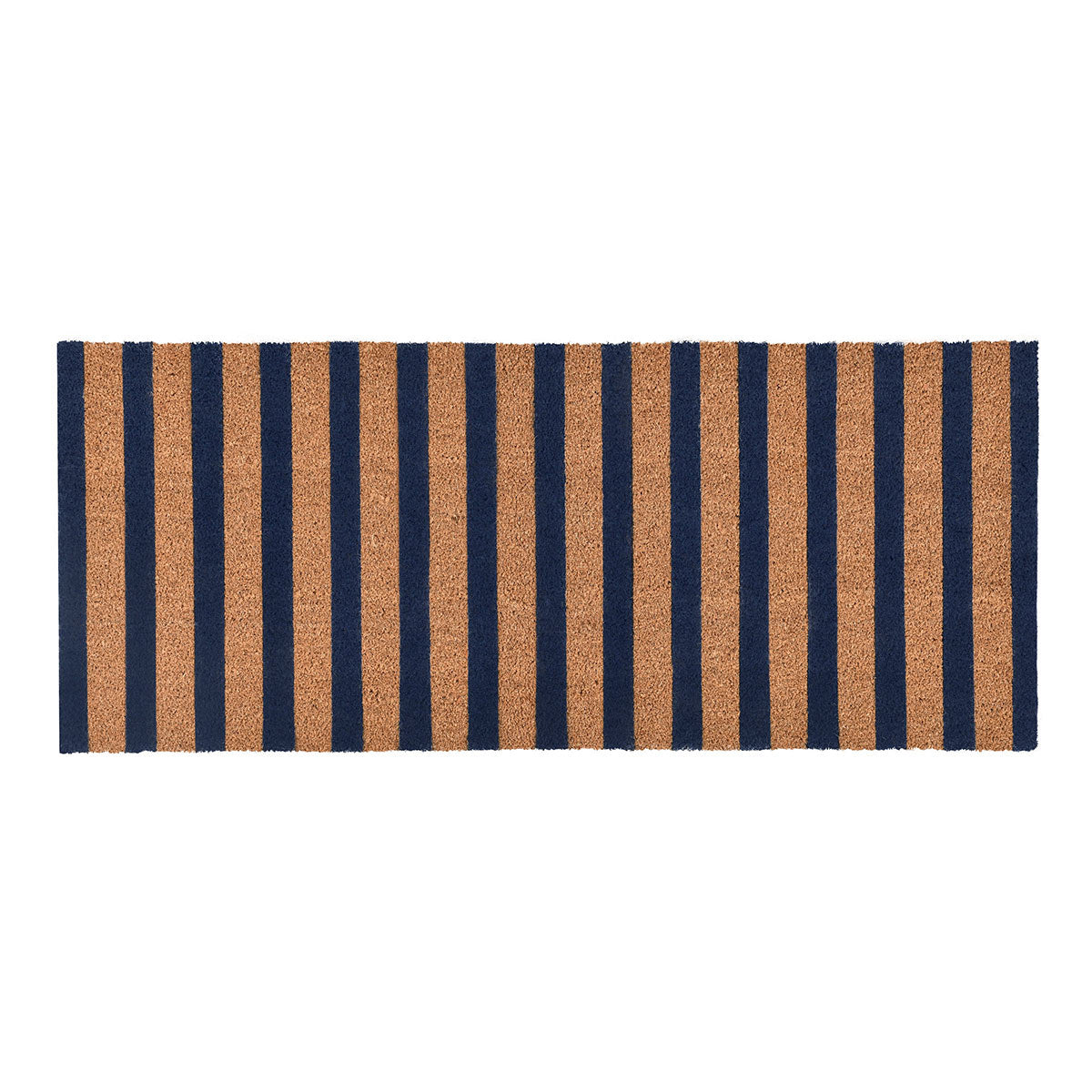 Striped Navy/Natural 24x57 Doormat - Ornate Home