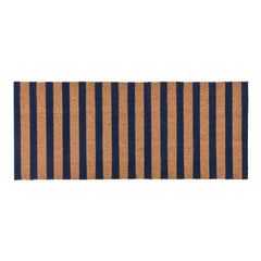Striped Navy/Natural 24x57 Doormat - Ornate Home