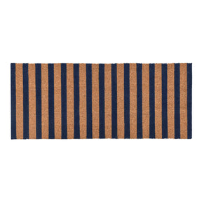 Striped Navy/Natural 24x57 Doormat - Ornate Home