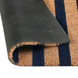 Striped Navy/Natural 24x57 Doormat - Ornate Home
