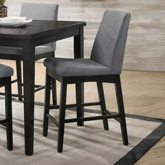 Strom Dark Walnut 5 Piece Counter Height Dining Set - Ornate Home