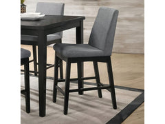 Strom Dark Walnut Counter Height Chair - Ornate Home