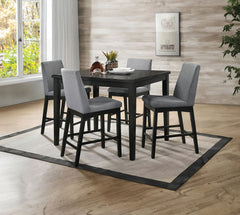 Strom Dark Walnut Counter Heigt Dining Table - Ornate Home