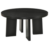Strouse Black Coffee Table - Ornate Home