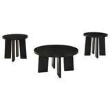 Strouse Black Coffee Table Set - Ornate Home