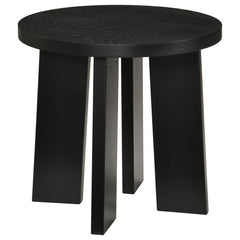 Strouse Black End & Side Table - Ornate Home