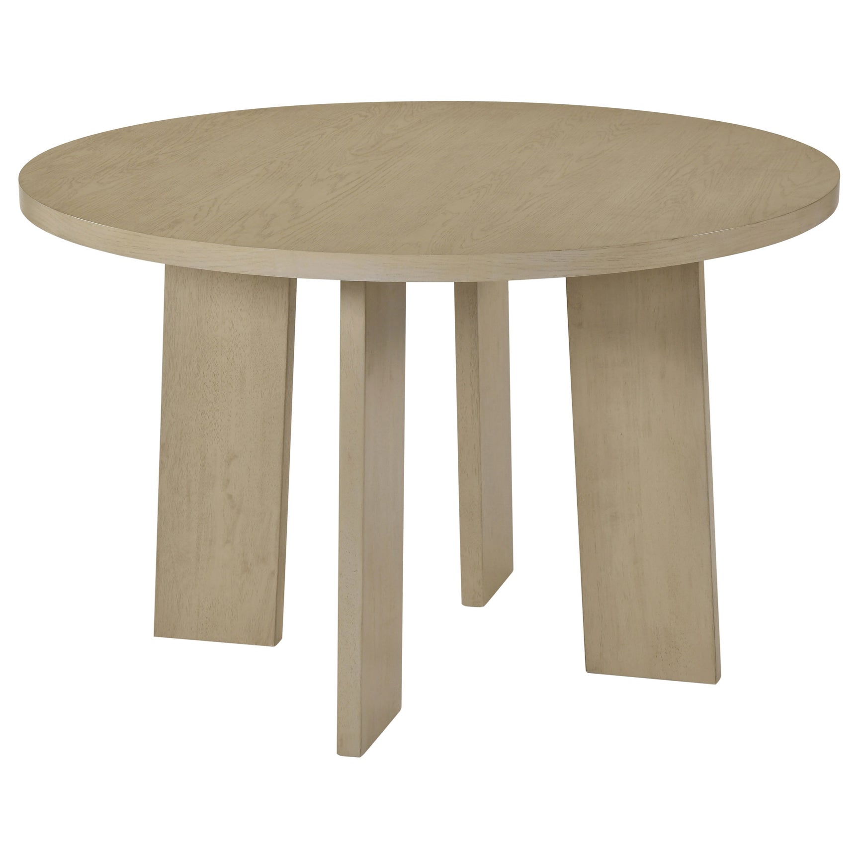 Strouse Cream/Natural Oak 5-piece Dining Set - Ornate Home