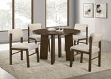 Strouse Cream/Walnut 5-piece Dining Set - Ornate Home