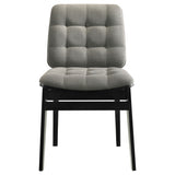 Strouse Grey/Black 5-piece Dining Set - Ornate Home