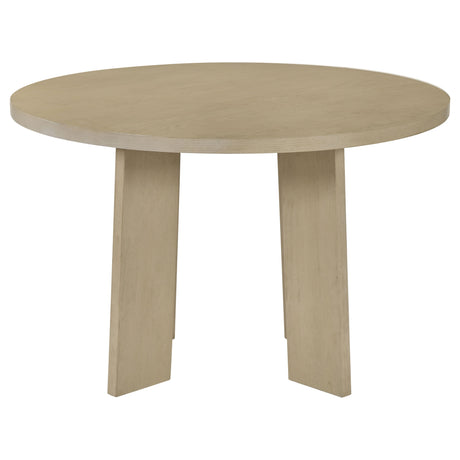 Strouse Grey/Natural Oak 5-piece Dining Set - Ornate Home