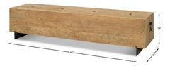Stuben Tan Bench - Ornate Home
