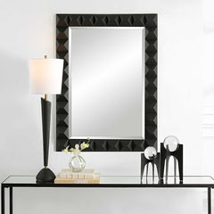 Studded Black Mirror - Ornate Home