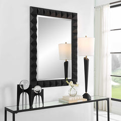 Studded Black Mirror - Ornate Home