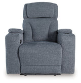 Studio Cave Steel Power Reclining Loveseat and Power Recliner (Online Special Price) - Ornate Home