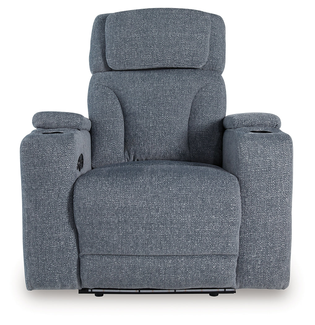 Studio Cave Steel Power Reclining Loveseat and Power Recliner (Online Special Price) - Ornate Home