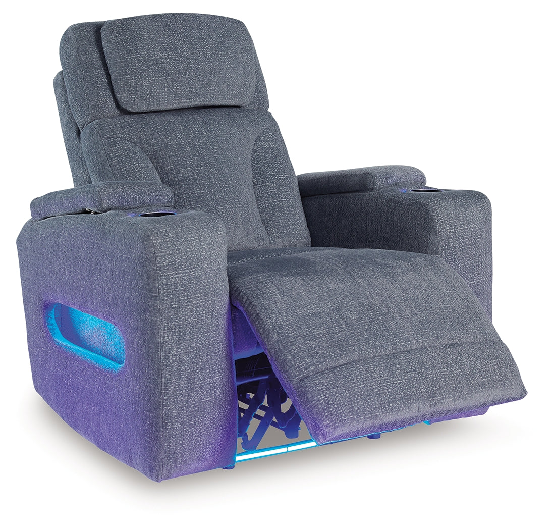 Studio Cave Steel Power Reclining Loveseat and Power Recliner (Online Special Price) - Ornate Home