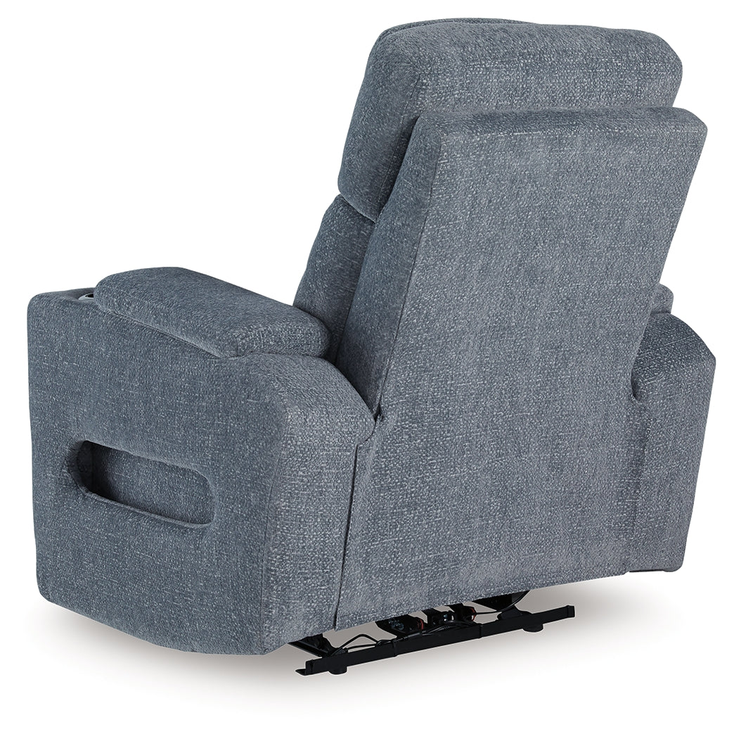 Studio Cave Steel Power Reclining Loveseat and Power Recliner (Online Special Price) - Ornate Home