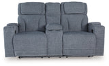Studio Cave Steel Power Reclining Loveseat and Power Recliner (Online Special Price) - Ornate Home