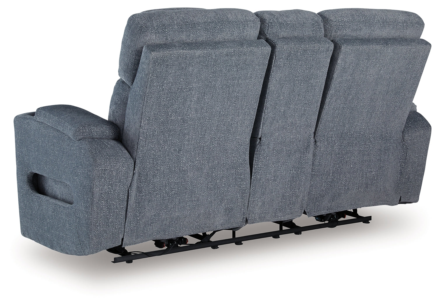 Studio Cave Steel Power Reclining Loveseat and Power Recliner (Online Special Price) - Ornate Home