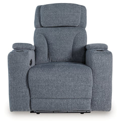 Studio Cave Steel Power Reclining Loveseat and Power Recliner - Ornate Home