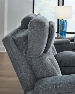 Studio Cave Steel Power Reclining Loveseat w/Console - Ornate Home