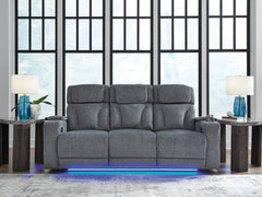 Studio Cave Steel Power Reclining Sofa - Ornate Home