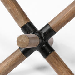 Stuhrling Brown/Black Small Wood Metal Jack - Ornate Home