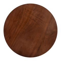 Stuk Brown & White Side Table - Ornate Home