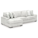 Stupendous Alloy 2-Piece Left Arm Facing Sectional with Chaise - Ornate Home