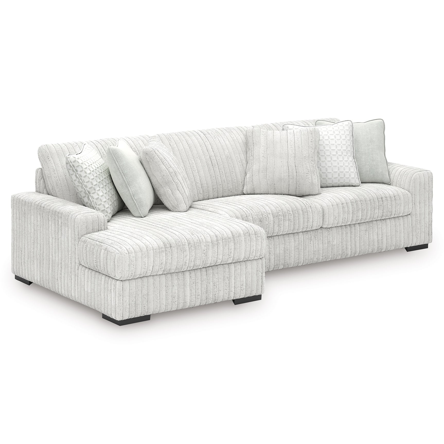 Stupendous Alloy 2-Piece Left Arm Facing Sectional with Chaise - Ornate Home